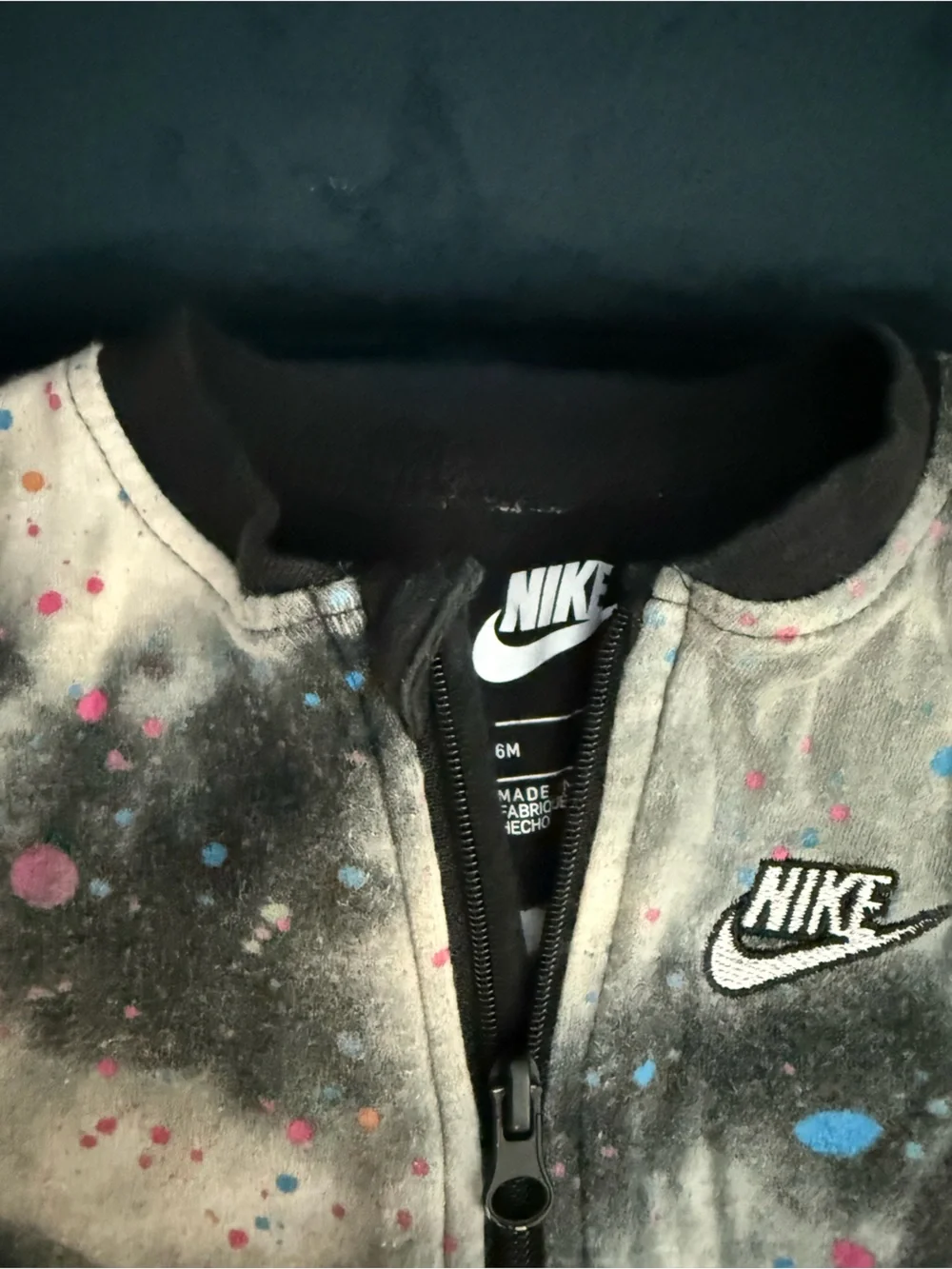 Nike Kids Red and Blue Bodysuit & Tops Set with Gray and Black Accents